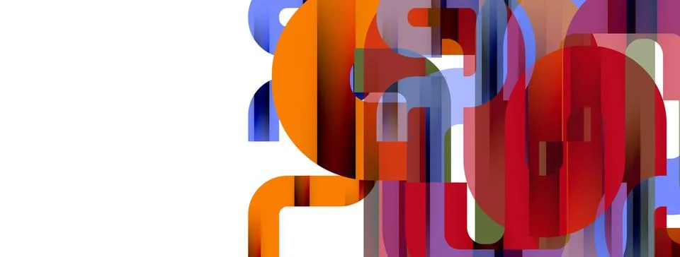 Dynamic waves, flowing lines, stripes vector geometric elements minimal pattern 스톡 일러스트