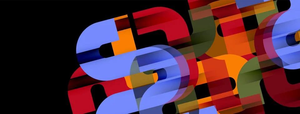 Dynamic waves, flowing lines, stripes vector geometric elements minimal pattern イラスト素材