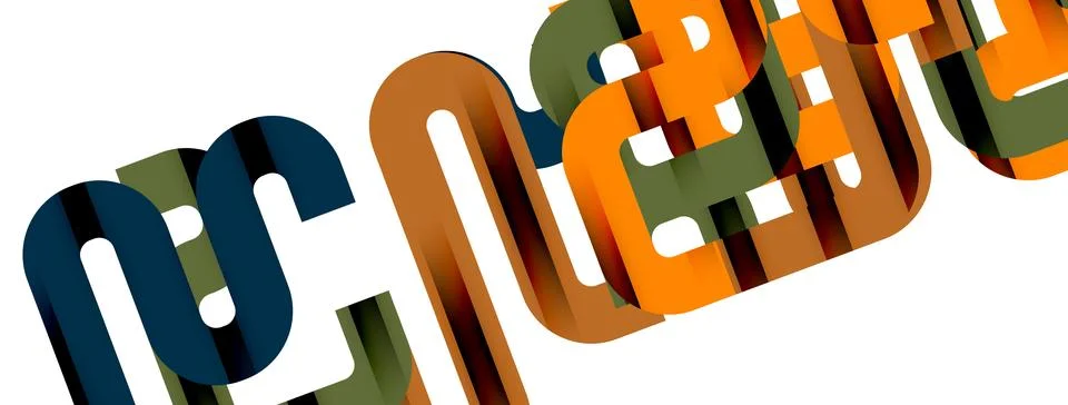 Dynamic waves, flowing lines, stripes vector geometric elements minimal pattern 스톡 일러스트