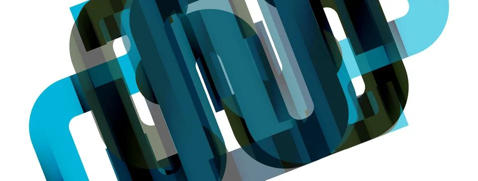 Dynamic waves, flowing lines, stripes vector geometric elements minimal pattern 스톡 일러스트