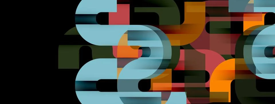 Dynamic waves, flowing lines, stripes vector geometric elements minimal pattern 스톡 일러스트