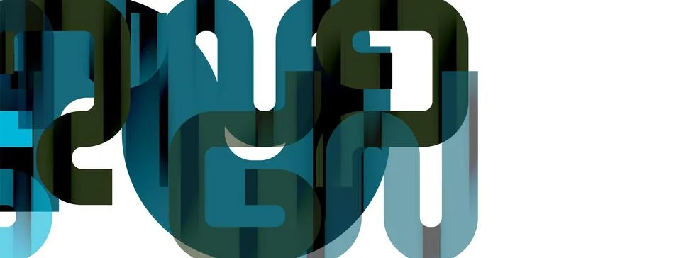 Dynamic waves, flowing lines, stripes vector geometric elements minimal pattern Illustrazione stock