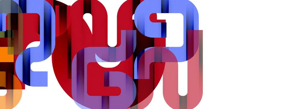 Dynamic waves, flowing lines, stripes vector geometric elements minimal pattern Stock Illustration