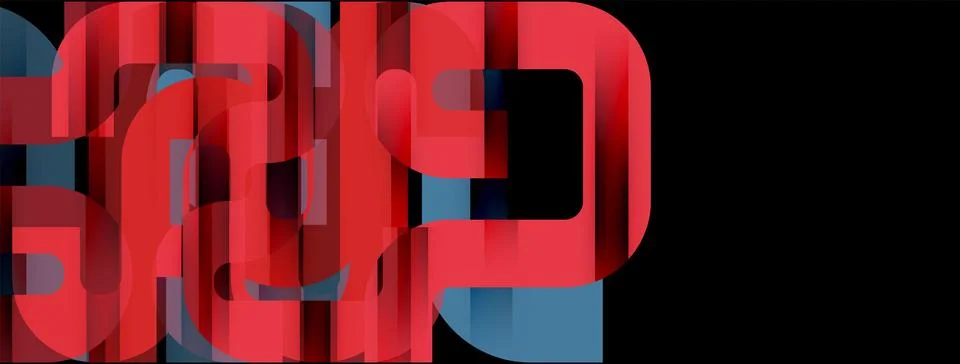 Dynamic waves, flowing lines, stripes vector geometric elements minimal pattern Stock Illustration