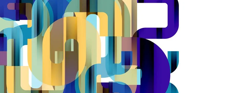 Dynamic waves, flowing lines, stripes vector geometric elements minimal pattern 스톡 일러스트