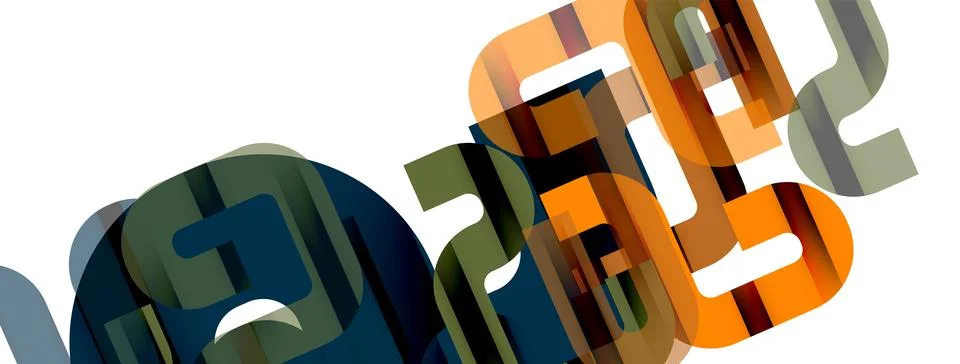 Dynamic waves, flowing lines, stripes vector geometric elements minimal pattern Illustrazione stock