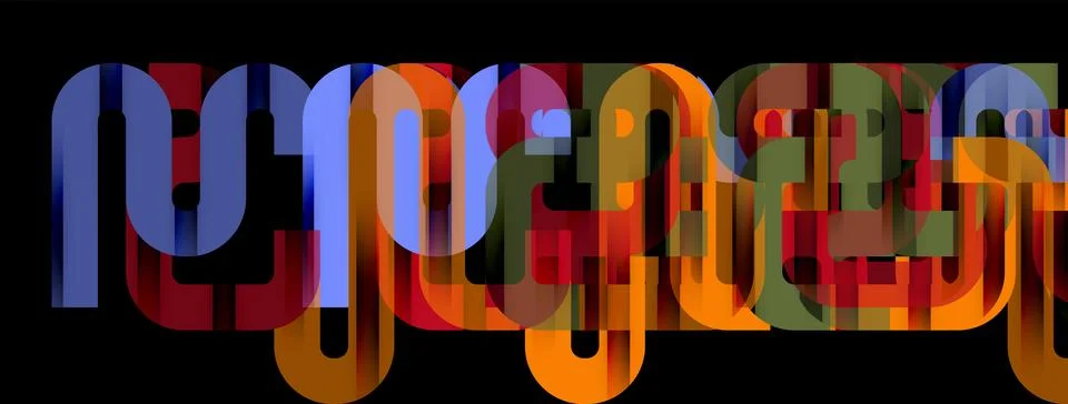 Dynamic waves, flowing lines, stripes vector geometric elements minimal pattern Illustrazione stock