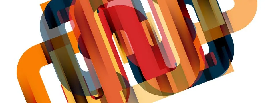 Dynamic waves, flowing lines, stripes vector geometric elements minimal pattern 스톡 일러스트