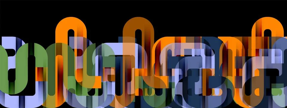 Dynamic waves, flowing lines, stripes vector geometric elements minimal pattern イラスト素材