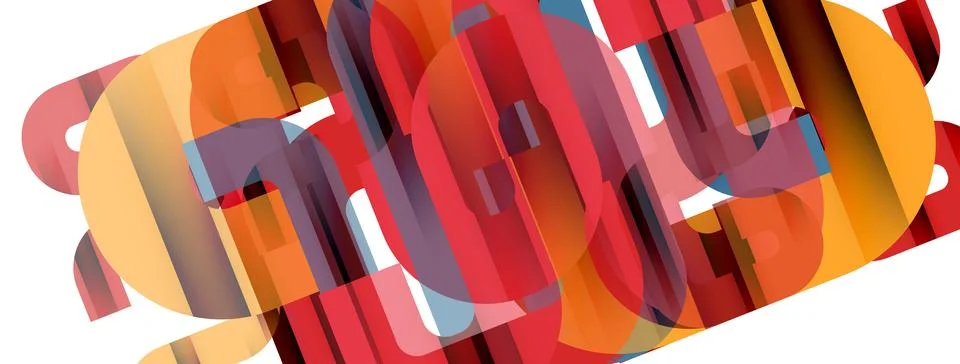 Dynamic waves, flowing lines, stripes vector geometric elements minimal pattern Stockillustratie