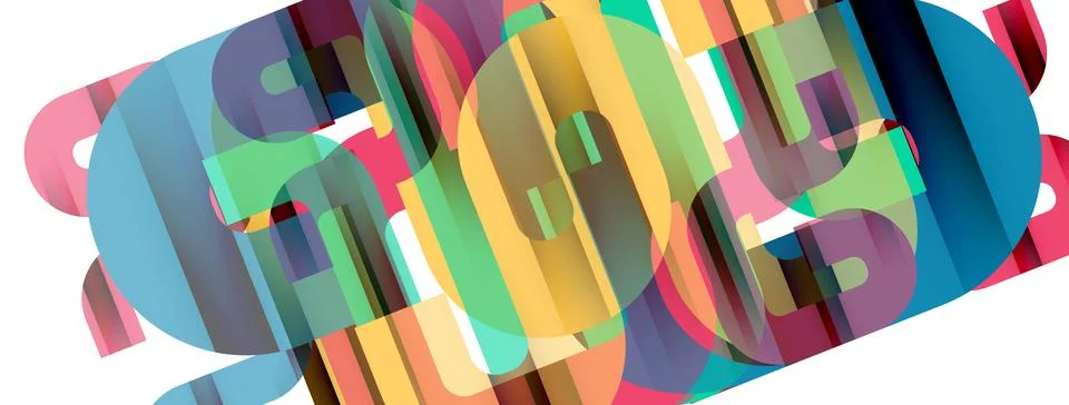 Dynamic waves, flowing lines, stripes vector geometric elements minimal pattern Stockillustratie