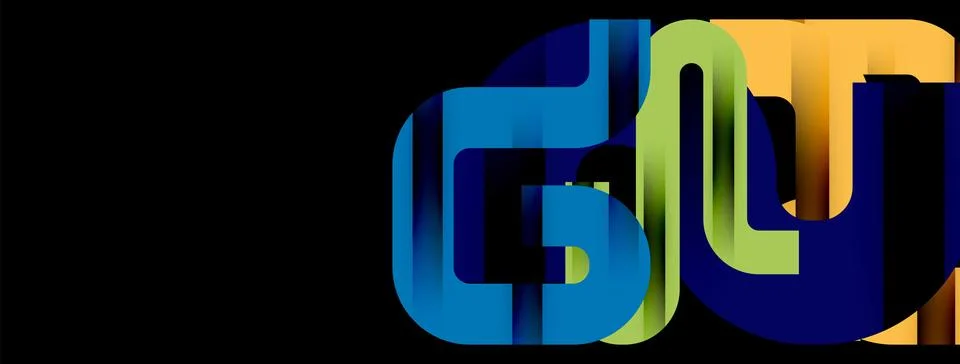 Dynamic waves, flowing lines, stripes vector geometric elements minimal pattern 스톡 일러스트