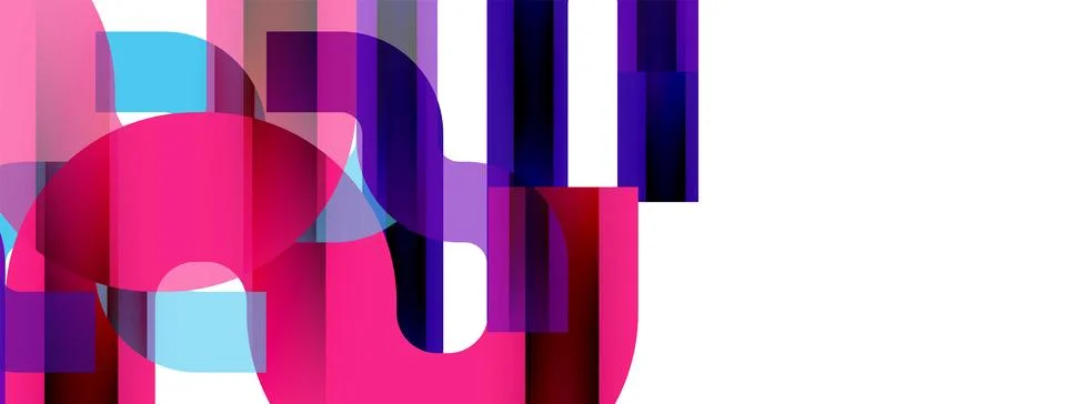 Dynamic waves, flowing lines, stripes vector geometric elements minimal pattern 스톡 일러스트