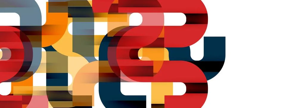 Dynamic waves, flowing lines, stripes vector geometric elements minimal pattern イラスト素材