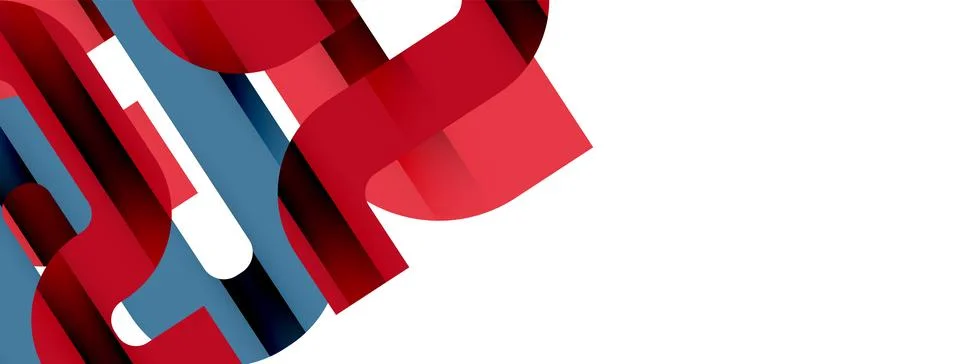 Dynamic waves, flowing lines, stripes vector geometric elements minimal pat.. Stock Illustration