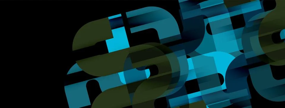 Dynamic waves, flowing lines, stripes vector geometric elements minimal pat.. 스톡 일러스트