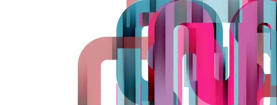 Dynamic waves, flowing lines, stripes vector geometric elements minimal pat.. イラスト素材