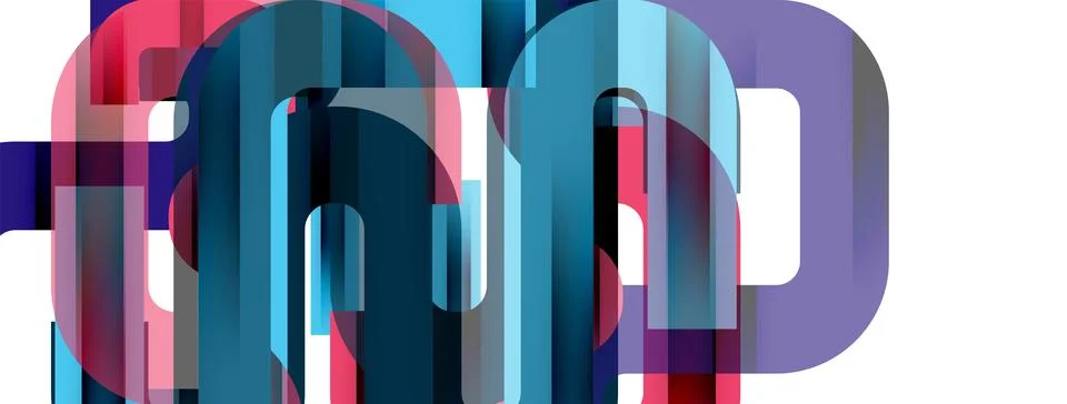 Dynamic waves, flowing lines, stripes vector geometric elements minimal pat.. Illustrazione stock