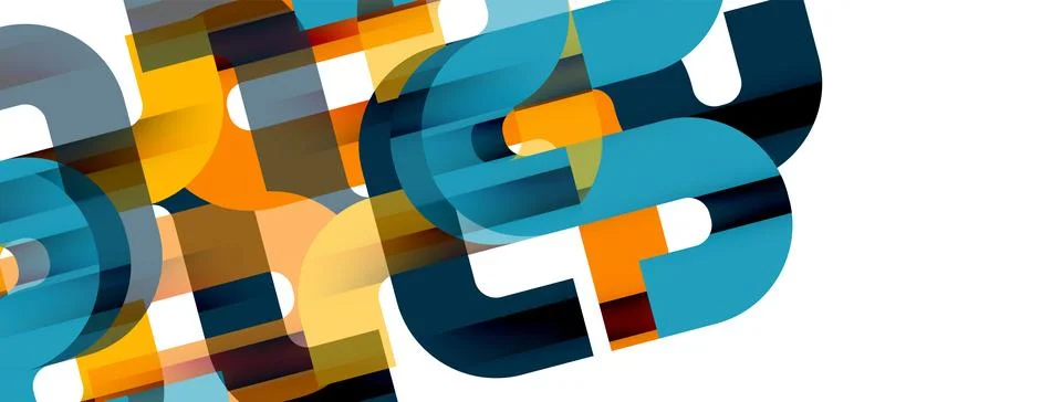 Dynamic waves, flowing lines, stripes vector geometric elements minimal pat.. Stock Illustration