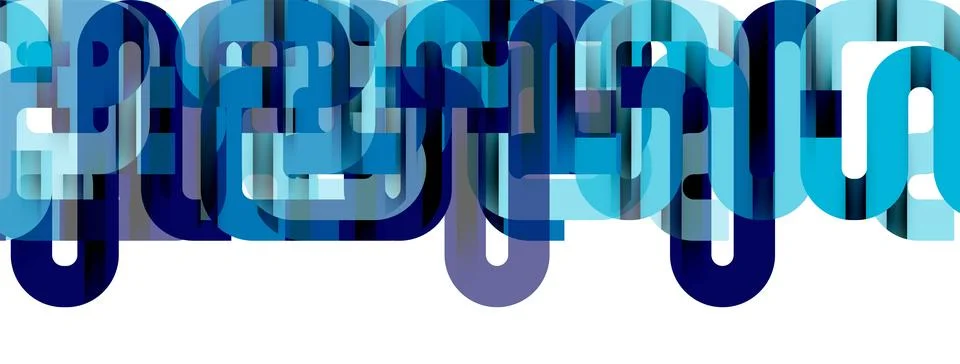 Dynamic waves, flowing lines, stripes vector geometric elements minimal pattern Stock Illustration