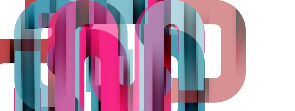 Dynamic waves, flowing lines, stripes vector geometric elements minimal pattern 스톡 일러스트