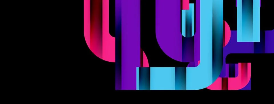 Dynamic waves, flowing lines, stripes vector geometric elements minimal pattern 스톡 일러스트