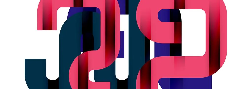 Dynamic waves, flowing lines, stripes vector geometric elements minimal pattern Illustrazione stock