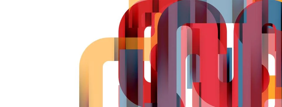 Dynamic waves, flowing lines, stripes vector geometric elements minimal pattern Stock Illustration