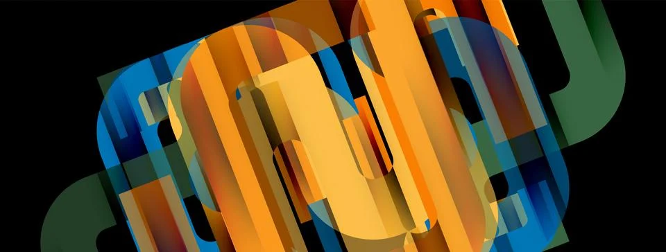 Dynamic waves, flowing lines, stripes vector geometric elements minimal pattern 스톡 일러스트