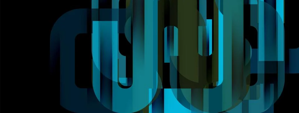 Dynamic waves, flowing lines, stripes vector geometric elements minimal pattern 스톡 일러스트