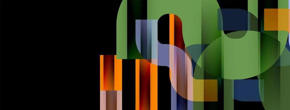 Dynamic waves, flowing lines, stripes vector geometric elements minimal pattern 스톡 일러스트