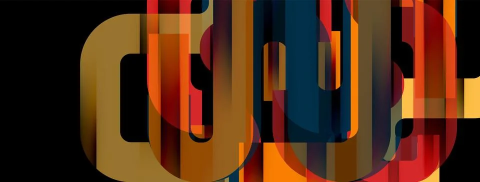 Dynamic waves, flowing lines, stripes vector geometric elements minimal pattern イラスト素材