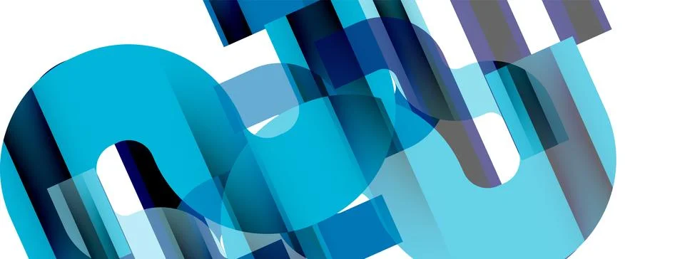 Dynamic waves, flowing lines, stripes vector geometric elements minimal pattern 스톡 일러스트
