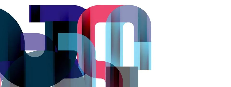 Dynamic waves, flowing lines, stripes vector geometric elements minimal pattern Illustrazione stock