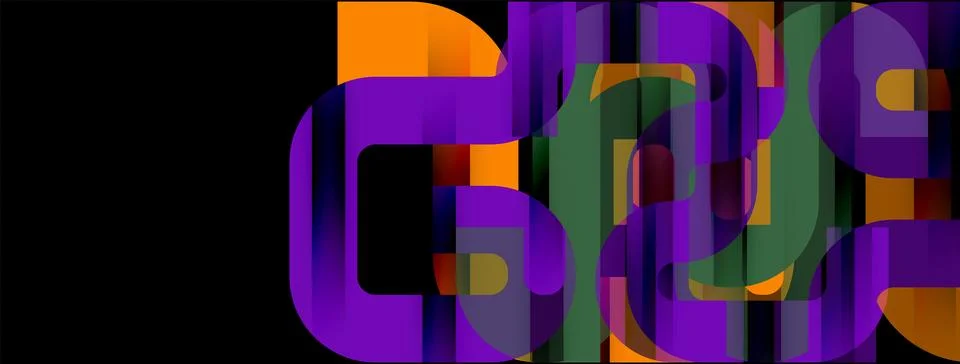 Dynamic waves, flowing lines, stripes vector geometric elements minimal pattern 스톡 일러스트