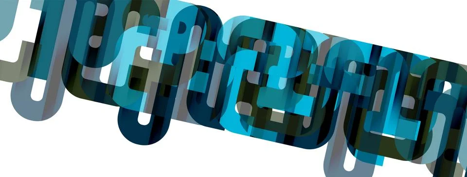 Dynamic waves, flowing lines, stripes vector geometric elements minimal pattern Stock Illustration