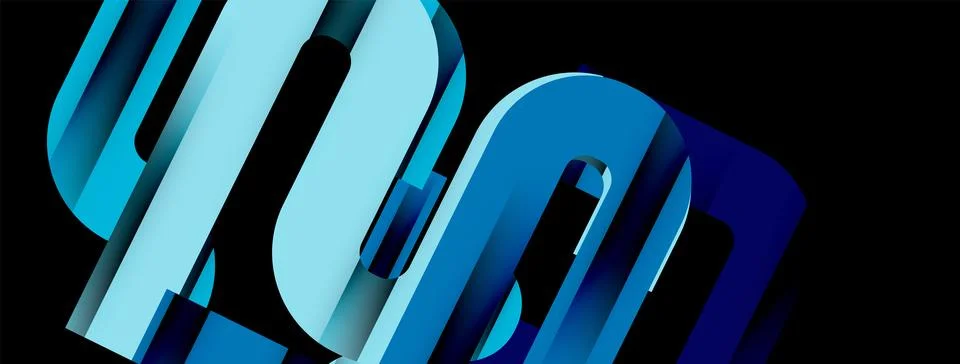 Dynamic waves, flowing lines, stripes vector geometric elements minimal pattern 스톡 일러스트