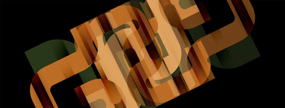 Dynamic waves, flowing lines, stripes vector geometric elements minimal pattern 스톡 일러스트