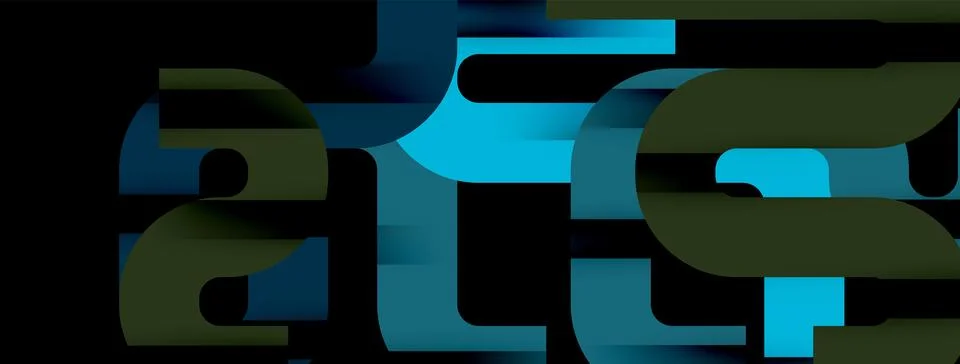 Dynamic waves, flowing lines, stripes vector geometric elements minimal pattern 스톡 일러스트