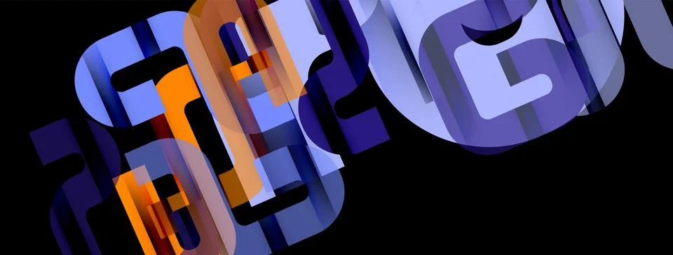 Dynamic waves, flowing lines, stripes vector geometric elements minimal pattern 스톡 일러스트