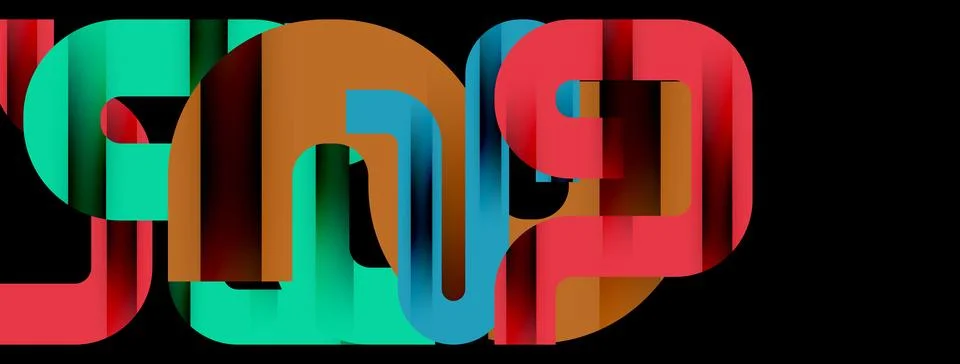 Dynamic waves, flowing lines, stripes vector geometric elements minimal pattern 스톡 일러스트