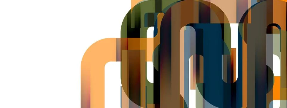 Dynamic waves, flowing lines, stripes vector geometric elements minimal pattern Stock Illustration