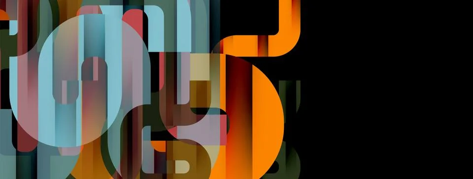 Dynamic waves, flowing lines, stripes vector geometric elements minimal pattern Illustrazione stock