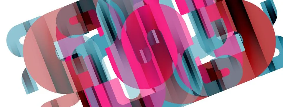 Dynamic waves, flowing lines, stripes vector geometric elements minimal pattern 스톡 일러스트