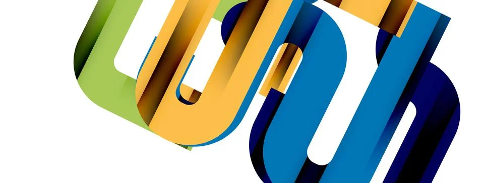 Dynamic waves, flowing lines, stripes vector geometric elements minimal pattern 스톡 일러스트