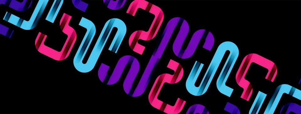 Dynamic waves, flowing lines, stripes vector geometric elements minimal pattern イラスト素材