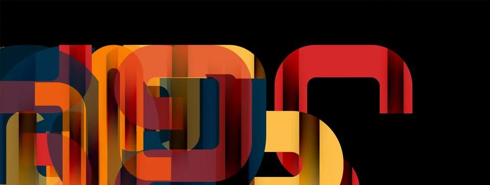 Dynamic waves, flowing lines, stripes vector geometric elements minimal pattern Illustrazione stock
