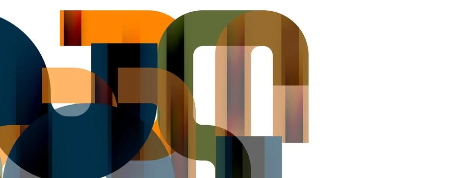 Dynamic waves, flowing lines, stripes vector geometric elements minimal pattern Stock Illustration