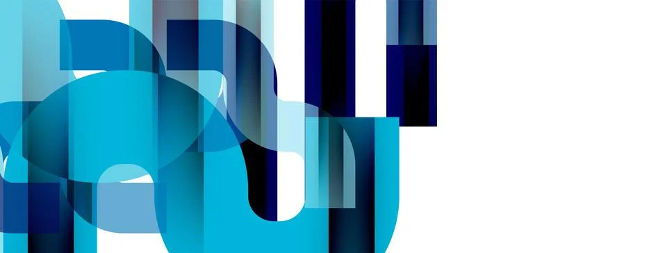 Dynamic waves, flowing lines, stripes vector geometric elements minimal pattern Stock Illustration