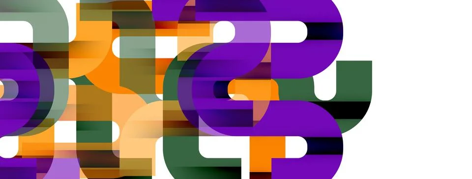 Dynamic waves, flowing lines, stripes vector geometric elements minimal pattern イラスト素材